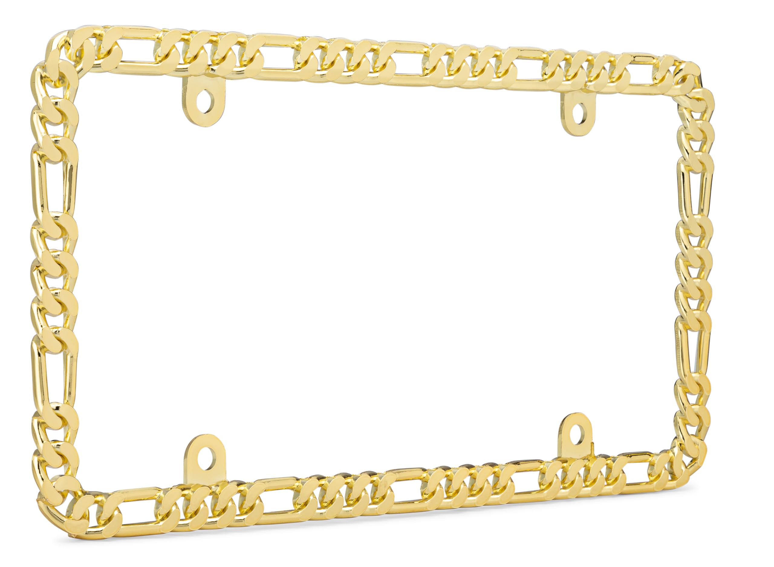 Cruiser Accessories Designer Gold Chain License Plate Frame (with