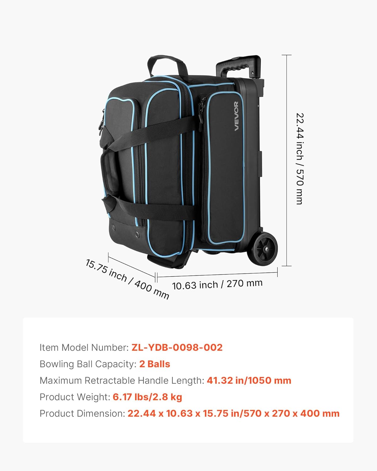 DV8 BD210 コンパクトダブルローラーバッグ BD210 DOUBLE ROLLER BAG