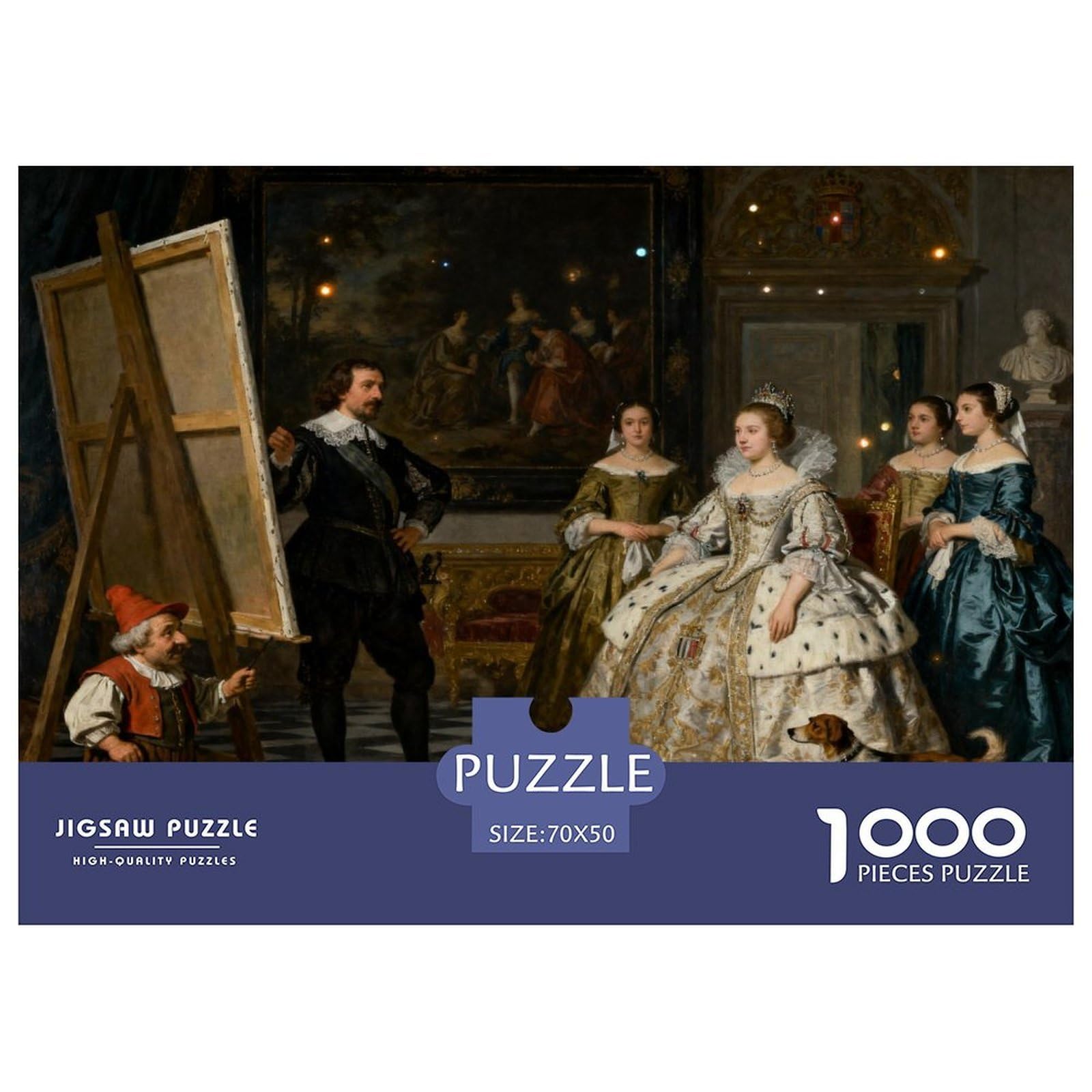 Puzzle de Las Meninas de madera de 1000 piezas, el juego educativo ideal para regalar 8