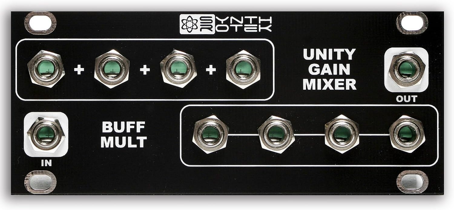 1U UniBuffer - Buffered Mult and Unity Gain Mixer Eurorack Module