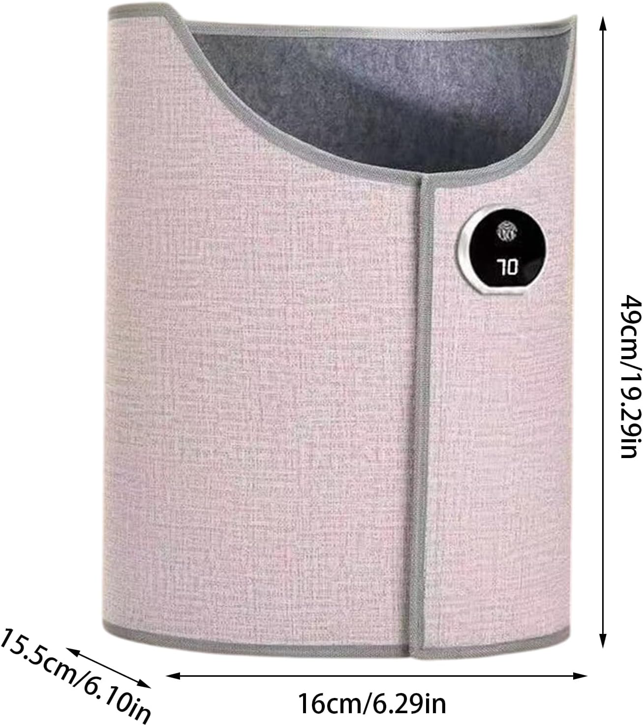 Foldable Under Desk Foot Warmer, Under Desk Heater Portable, Folding Electric Heating Foot and Leg Warmer with Timer for Offices and Home