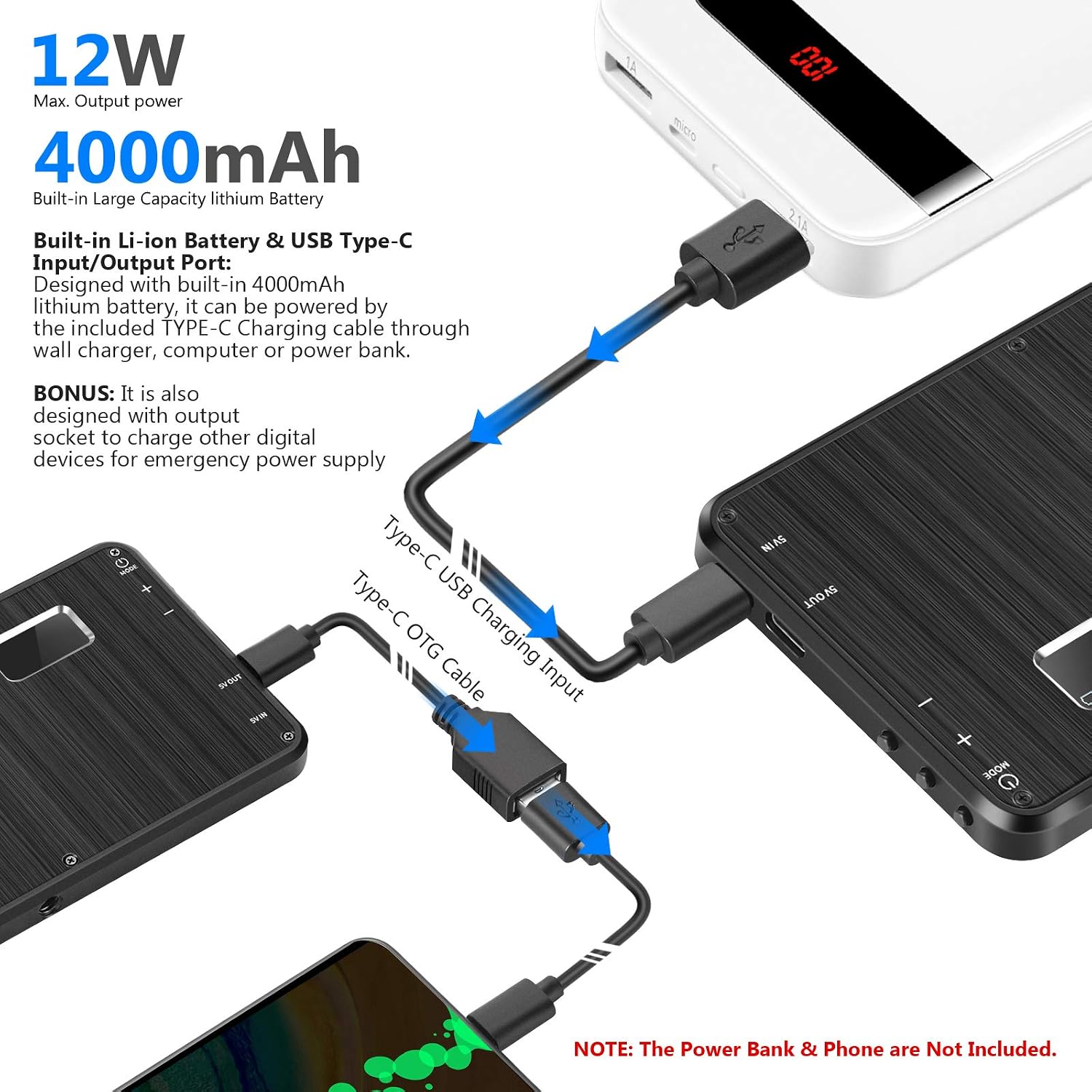 🔥 Neewer SL180 LED Video Light – Pocket-Sized Camera LED Light with Built-In 4000mAh Battery/3200K–5600K Bi-Color/CRI95+/Premium Aluminum Alloy Body for Photography, Vlogging, and Live Streaming