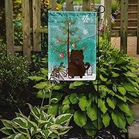 Vista 131 de Caroline's Treasures BB4243GF Bandera de jardín con texto en inglés «Merry Christmas» con texto en inglés «Merry Christmas», bandera decorativa