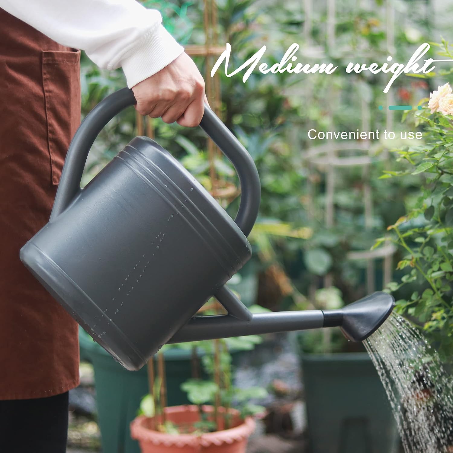 taiflower 1.3 Gallon Plastic Watering Can