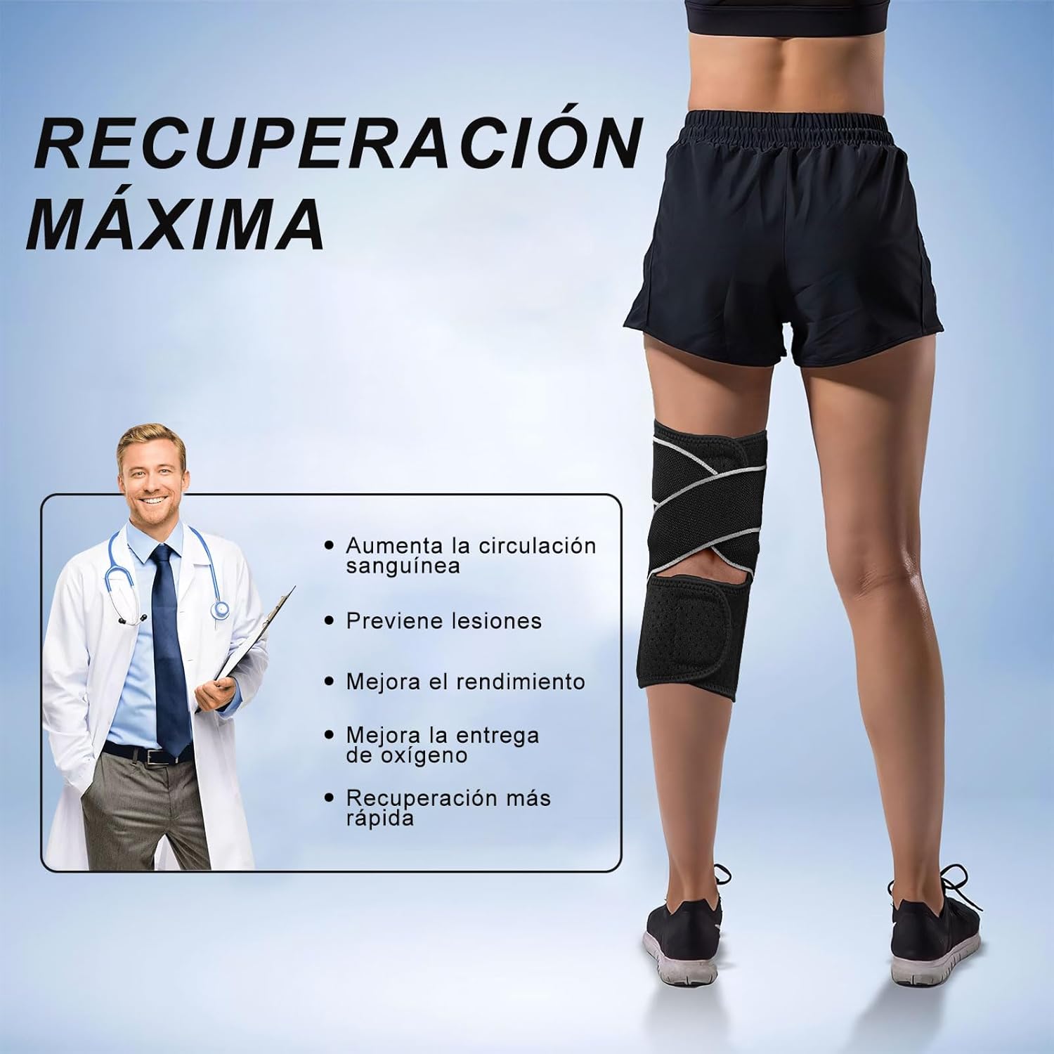 Orthopedic Knee Brace, 1pc Sports Knee Pads for Knee Pain, Adjustable Gym Knee Brace with Stabilizer Protector for Gym, Basketball, Volleyball, Running, Compression Knee Brace for Women and Men (Black