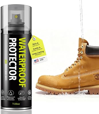 Shoe Protector Spray Rain Stain Dirt Waterproof Shoe Spray, Nano Protection for Sneaker Suede Leather Boot Hat