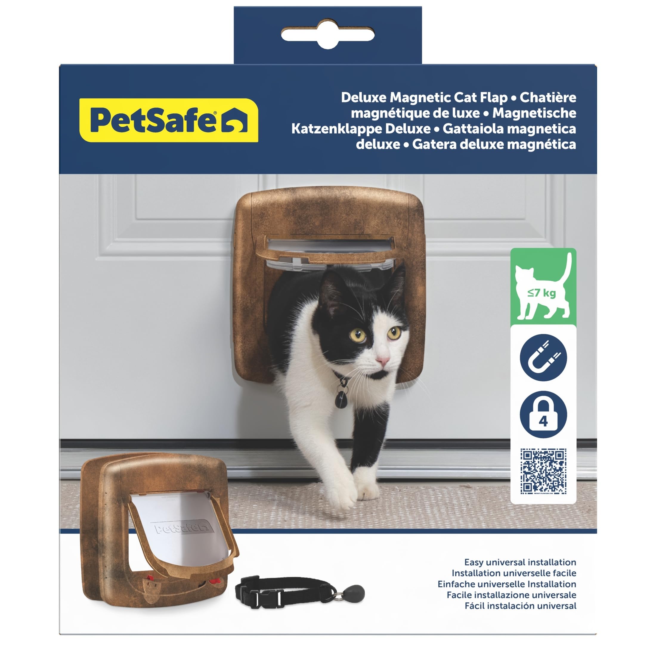 Petsafe Staywell Luxus Drzwiczki dla Kotów, Brązowy, 25,20 x 24,10 cm
