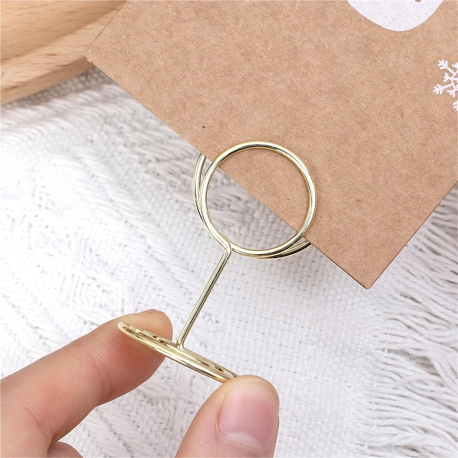 Lot de 50 ou 120 porte-cartes en métal pour marque-place, photos, numéros de table de mariage, décoration d'intérieur, pour tables, magasins, étiquettes, bureau, fête de mariage
