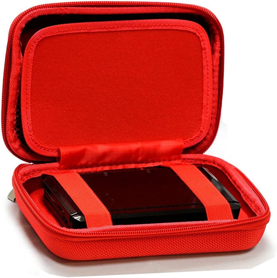 Navitech Red Power Bank EVA Cover/Case/Travel Case Compatible with Portable Charger RAVPower 22000mAh Power Bank