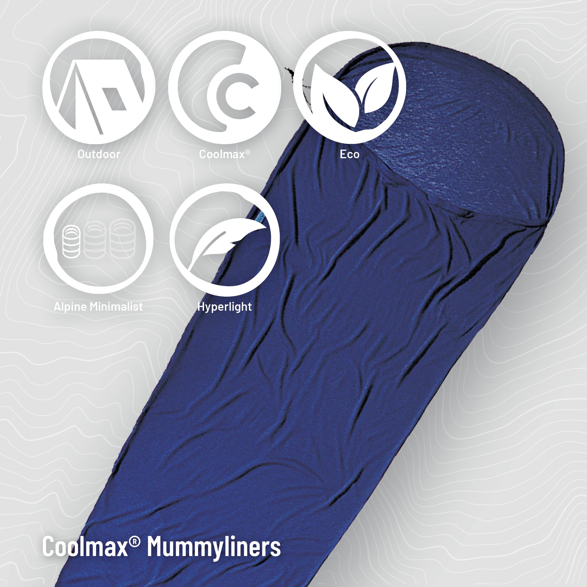 Cocoon MummyLiner Coolmax blau