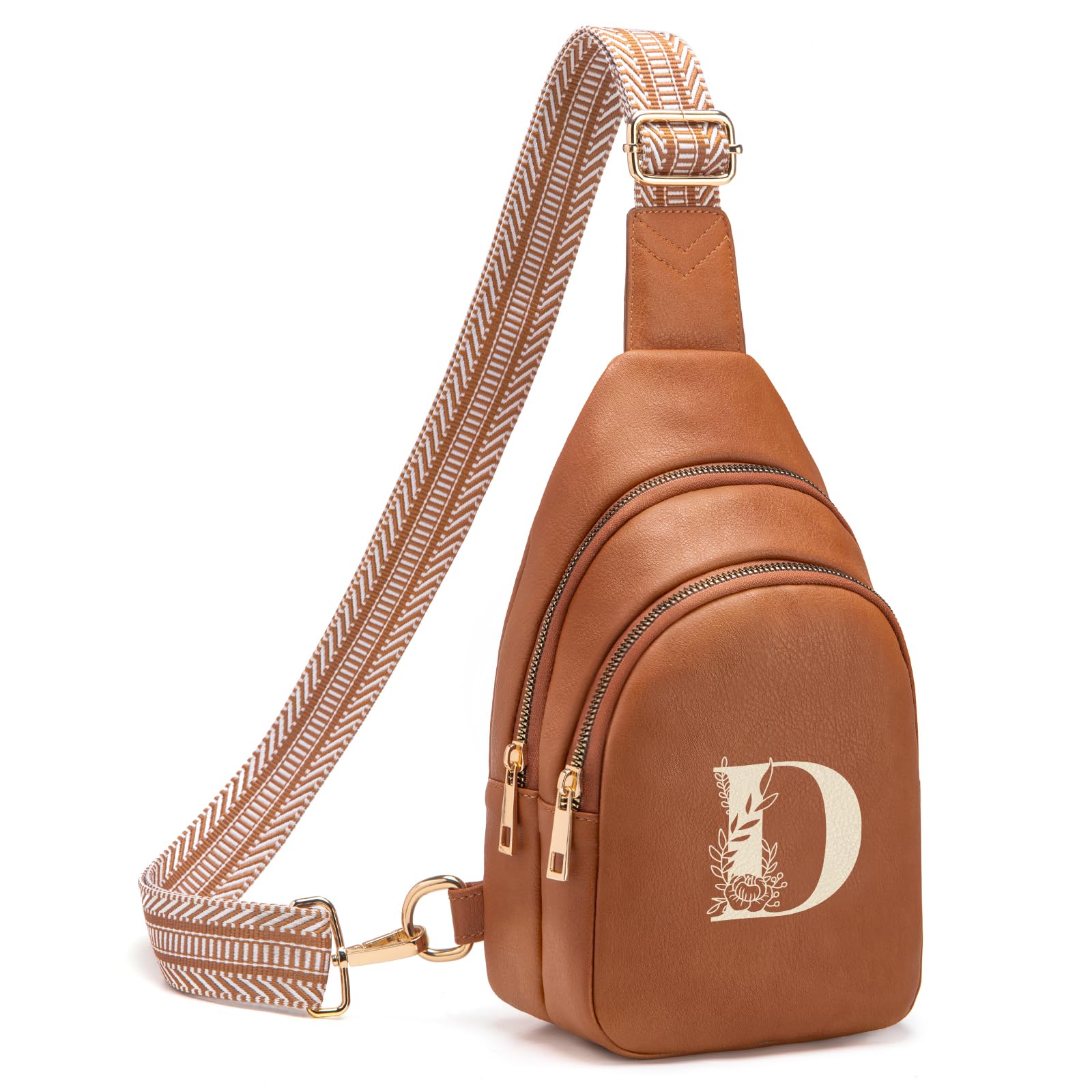 Viverte Crossbody Bags for Women Initial Sling Bag Cross Body Fanny Packs Personalized Gifts for Mom Women Wife