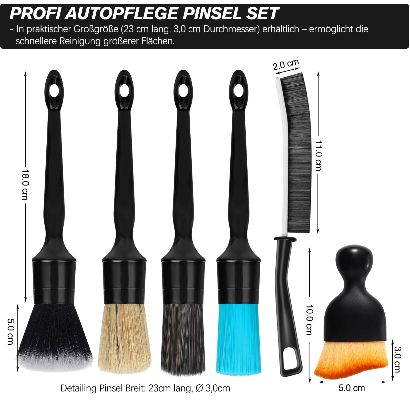 WORK STUFF Detailing Brush Classic 24 - Reinigungspinsel Soft 24mm