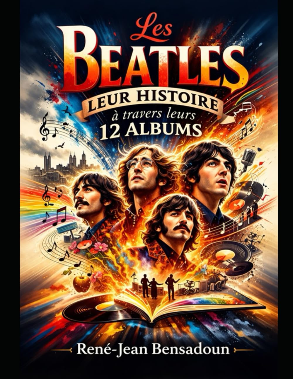Les Beatles : Leur histoire à travers leurs 12 Albums: L'histoire d'une Révolution musicale
