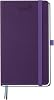 BEZEND Calendar 2026 2027 Horizontal Weekly Planner (17 x 9.5 cm) 18-Month Diary 1 Week 2 Pages (Jul 26 - Dec 27) with Pen Loop & Document Pocket PU Leather Hardcover - Purple