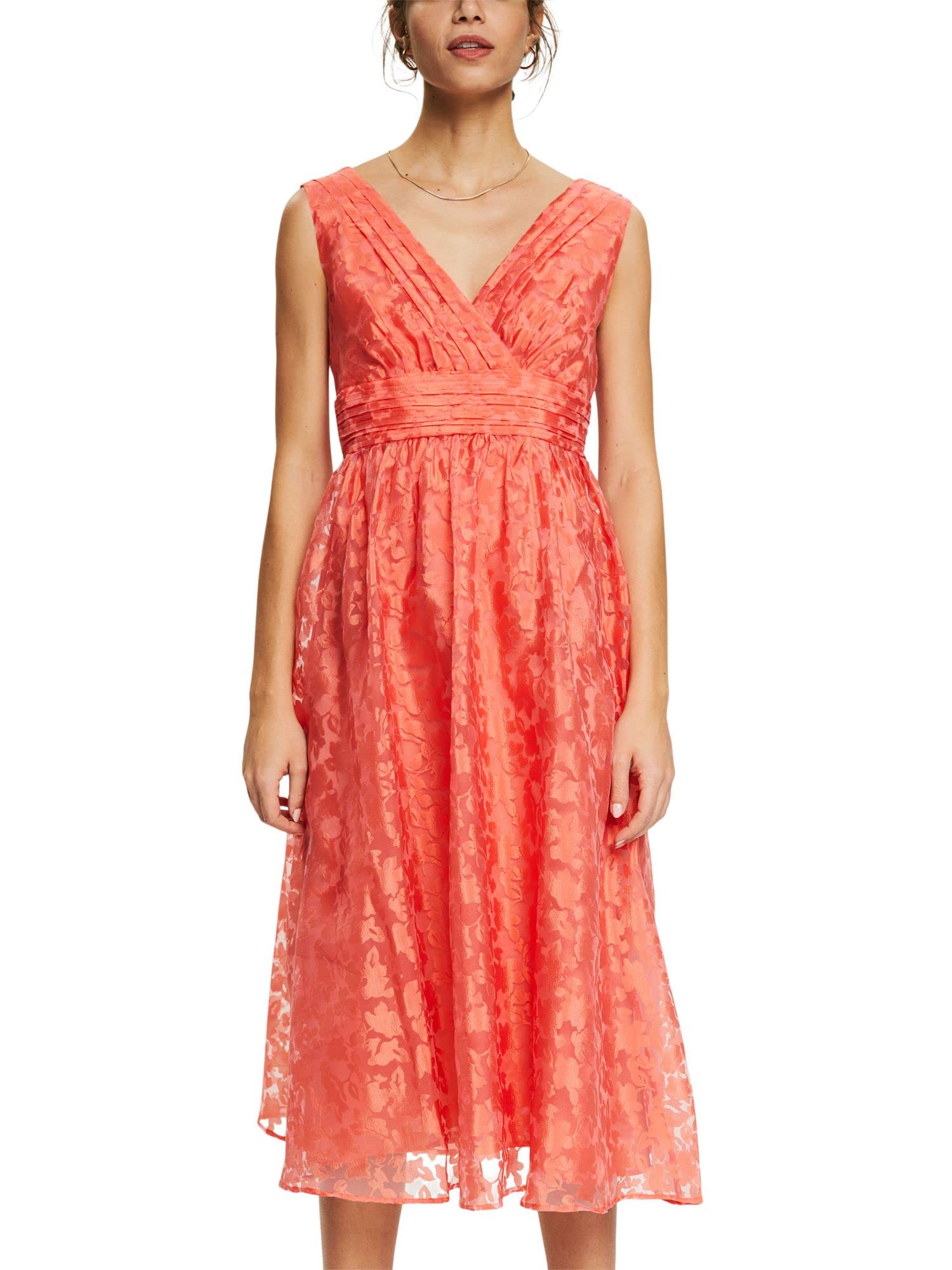 ESPRIT Collection Sukienka damska, 870 / Coral Orange, 36