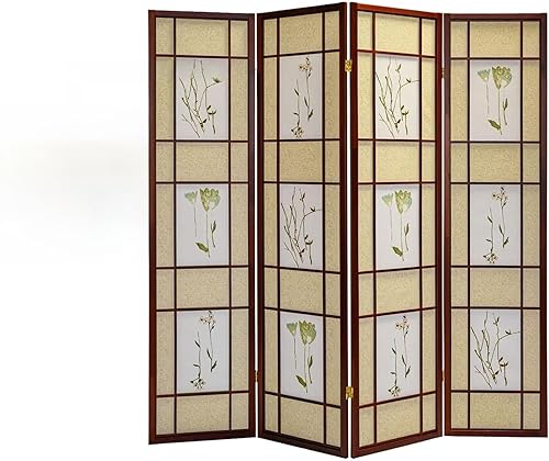 Miniatura 8 de Legacy Decor Divisor de habitación de 3 paneles  Pantalla de privacidad portátil y plegable independiente para habitación  Pantalla de tocador