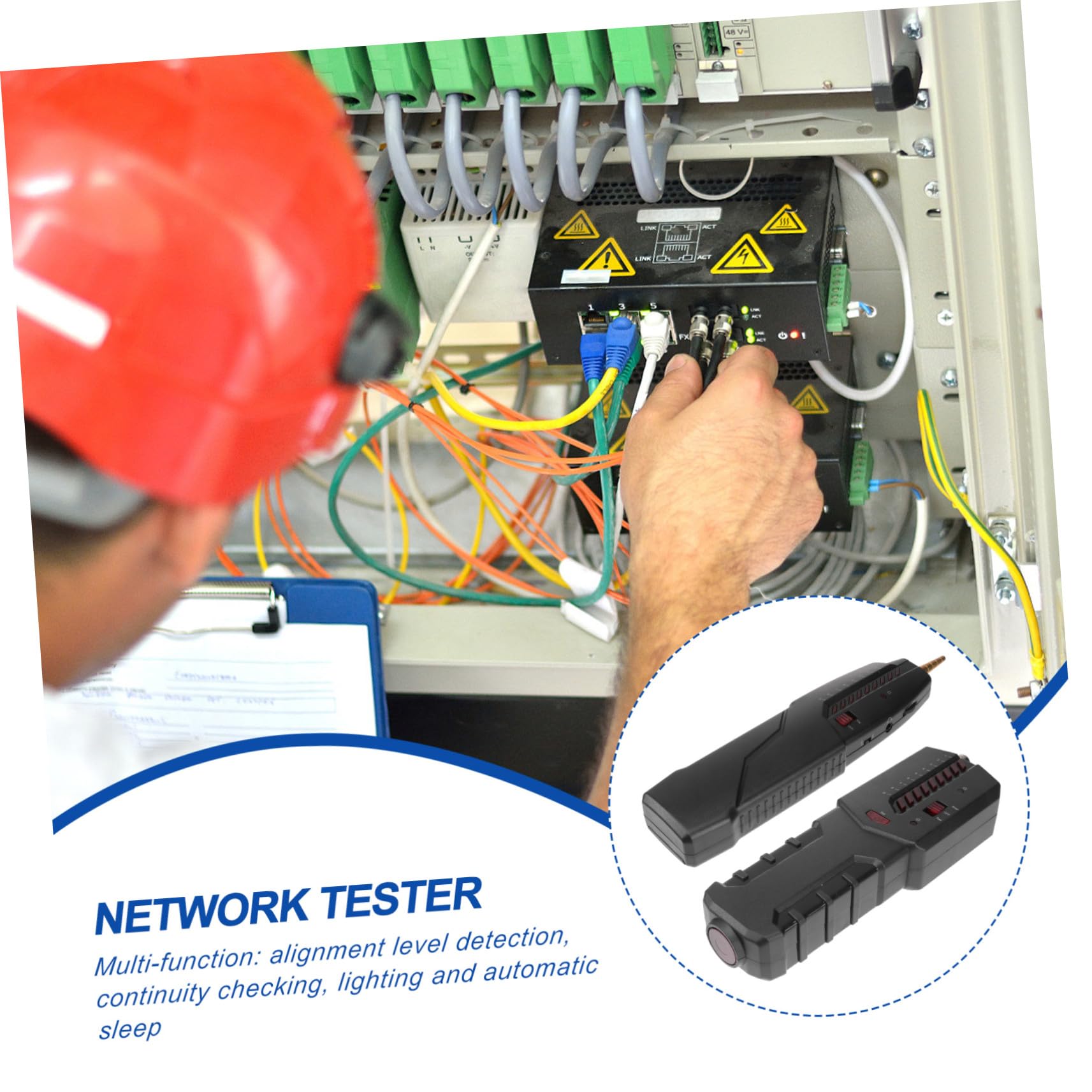 Testeur de Câble Réseau Ethernet Rj45, Localisateur de Ligne Multifonction
