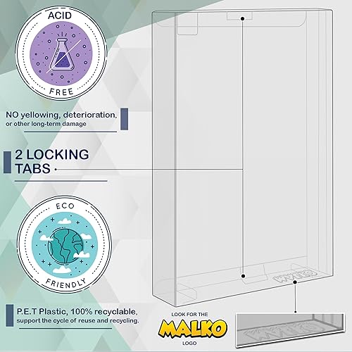 Miniatura 4 de MALKO Hot Wheels & Matchbox - Estuche protector para carros cardados 164 fundidos a presión, paquete de 10 unidades  Requiere montaje