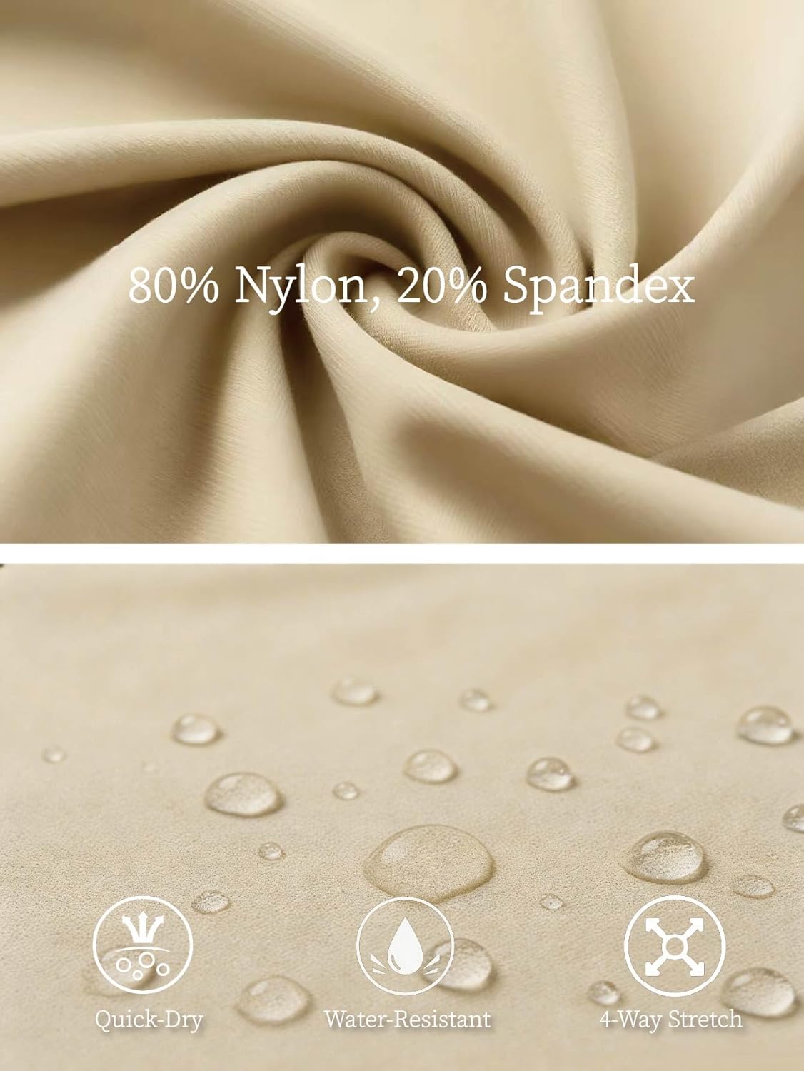 Women's Stretchy Hiking Pants Lightweight Quick-Drying Sweatpants Joggers for Running with Zippered Pockets - Image 6