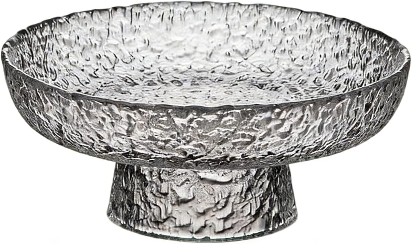 Elevated Cat Bowls, Small Glass Pet Feeding Bowls for Food and Water, Raised Design for Pet Easy Eating