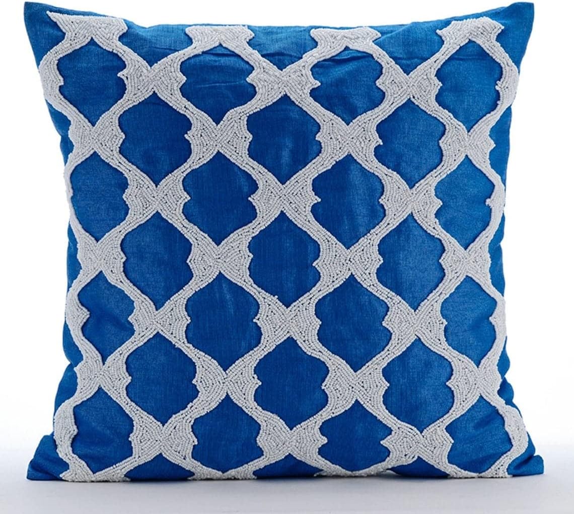 The HomeCentric Decorative Pillow Covers, Royal Blue