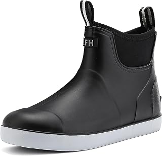 Men's Deck Boots Waterproof Ankle Rain