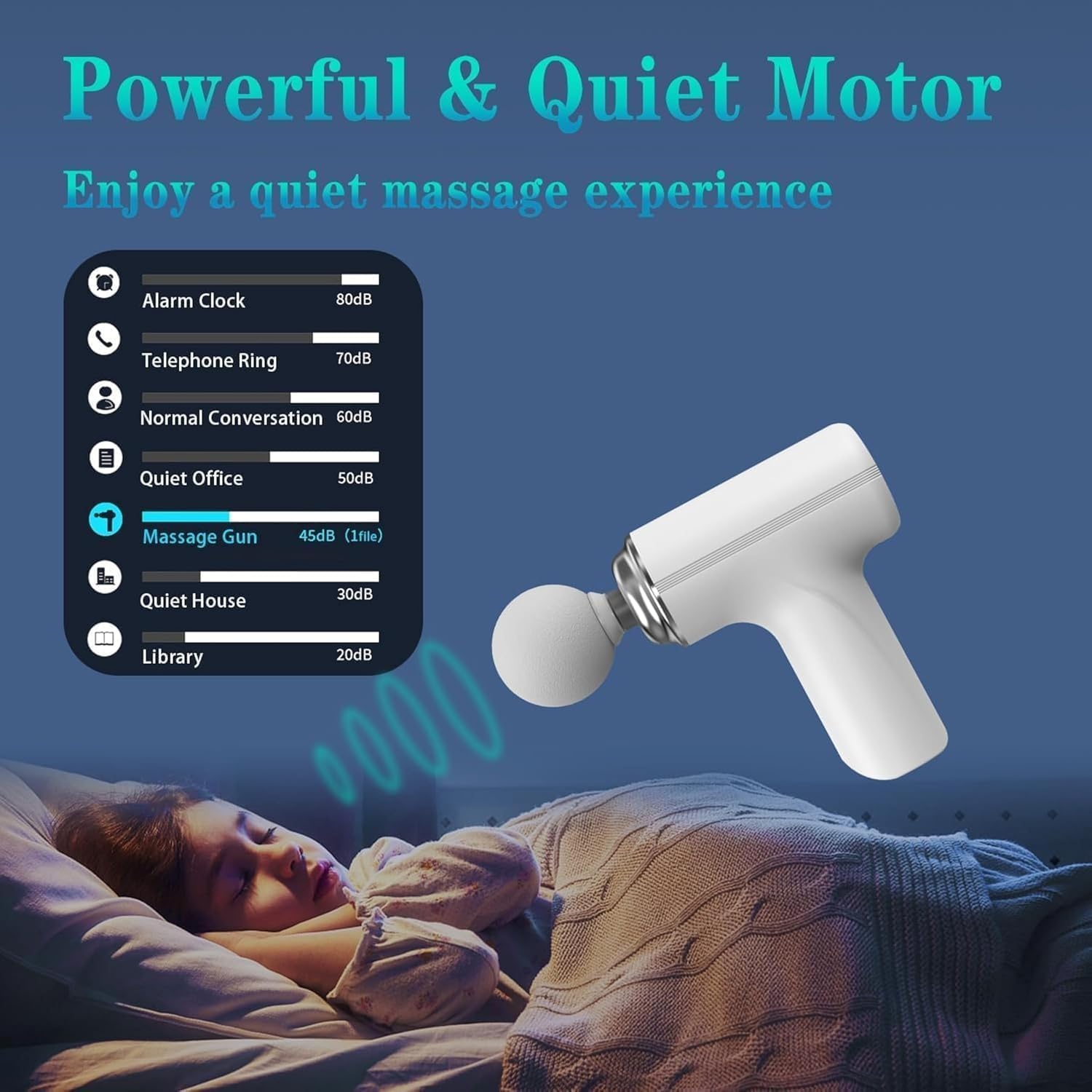 Dealsure Massage Machine for Body Pain – Mini Massage Gun for Deep Tissue, Muscle & Body Pain Relief – Handheld, Battery Powered Massager for Neck, Shoulder, Back, Foot (Multicolor) 4