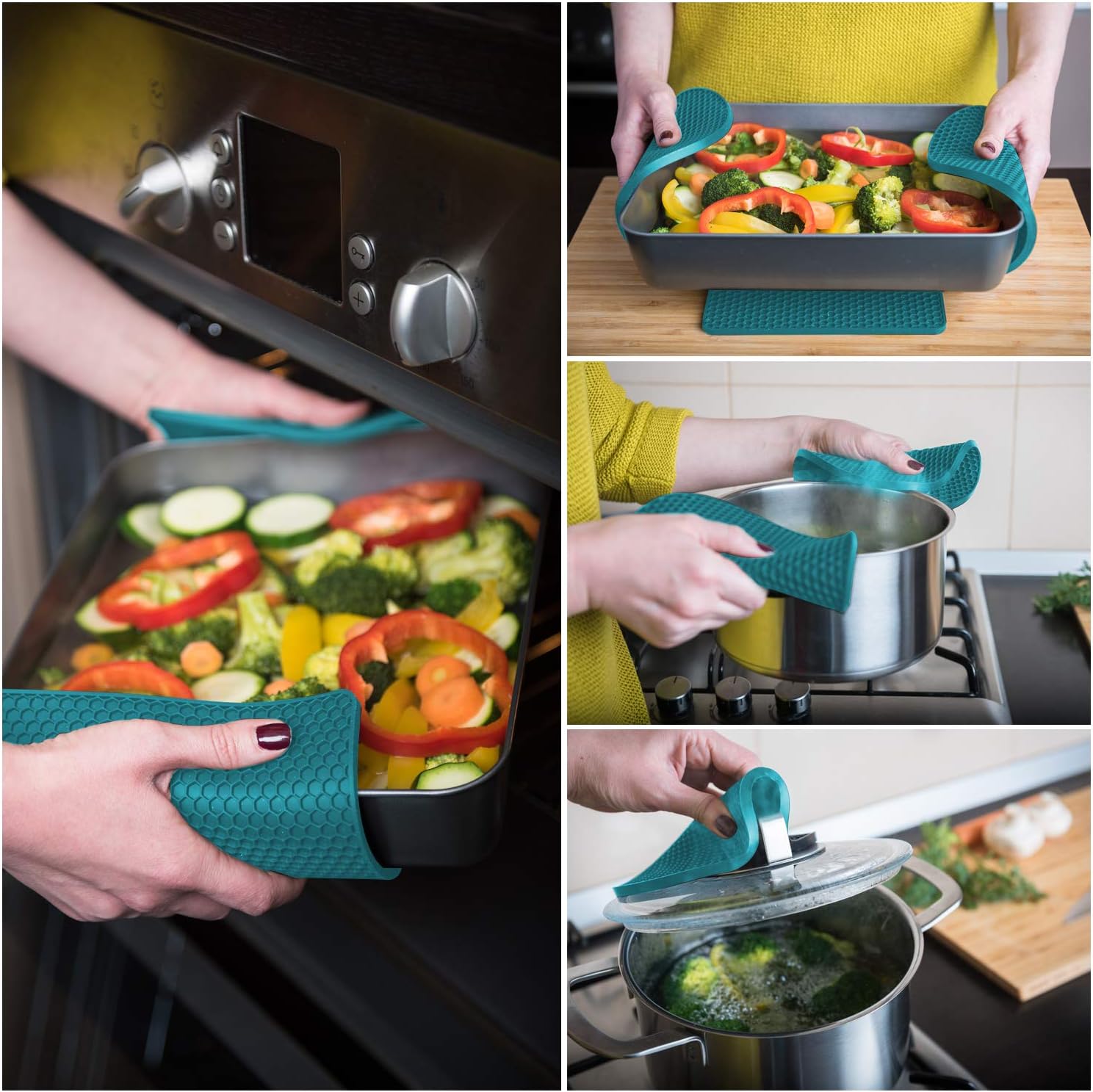 "Q's Inn Silicone Pot Holders and Trivet Mats" - Image 7