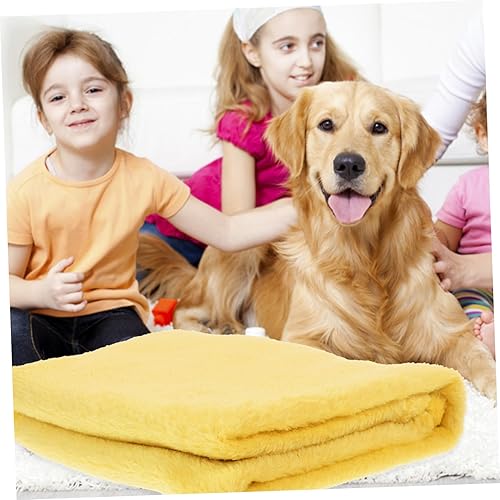 Miniatura 4 de DECHOUS Manta azul a prueba de agua, manta de franela de forro polar para sofá, manta de felpa, manta de color, manta mullida y ligera para cama,