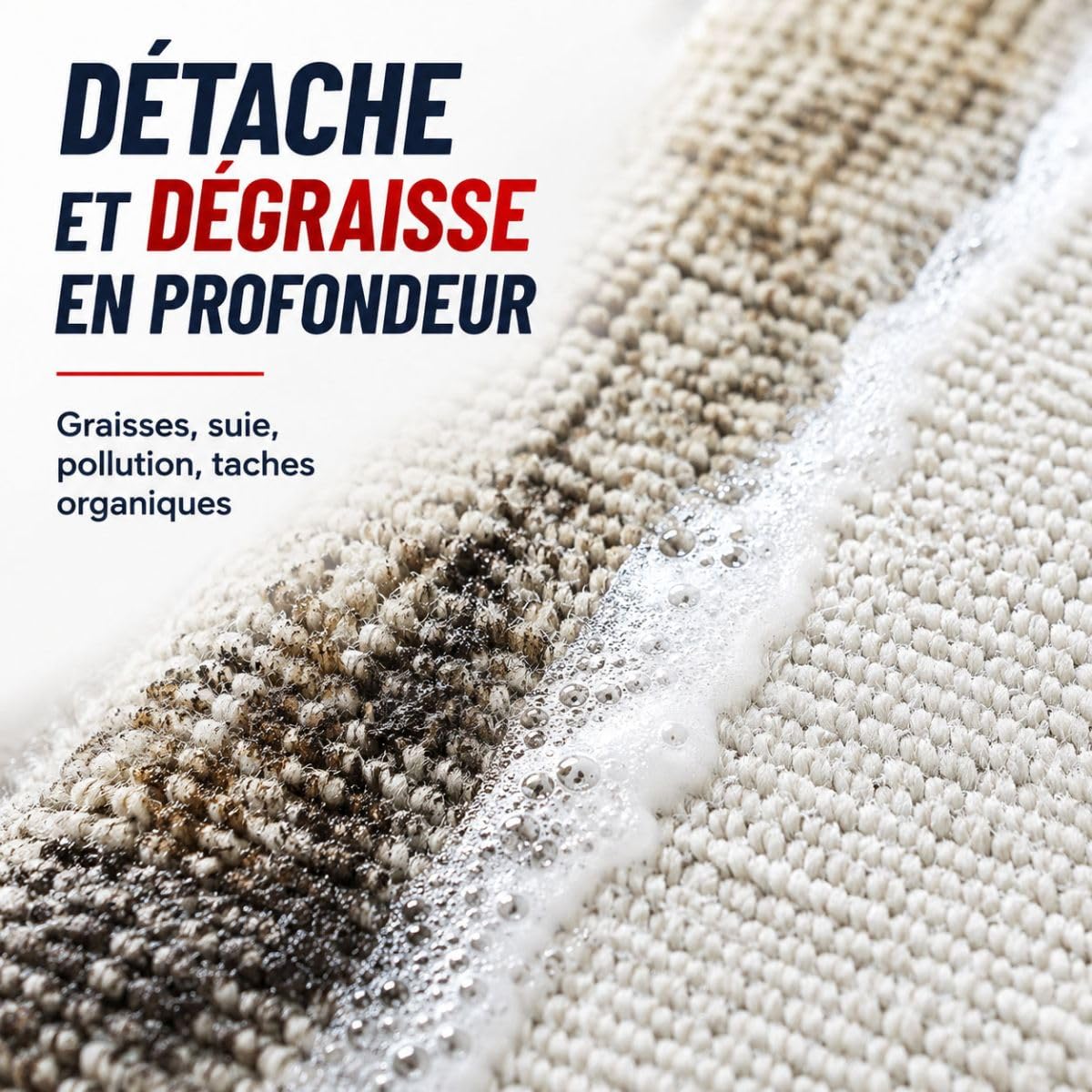 Nettoyage tapis, moquette, tissu, toile, textile, taud, parasol, store, détacher, enlever tache - 5 L - ARCANE INDUSTRIES