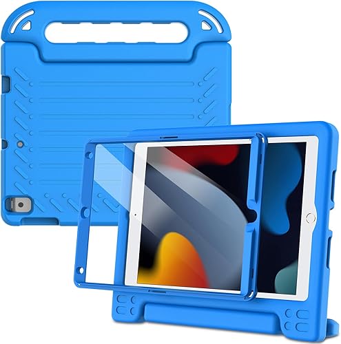 LTROP Funda infantil para iPad de 987 generación de 10.2 pulgadas (202120202019) - Funda para iPad 10.2 para niños, convertible a prueba de golpes,