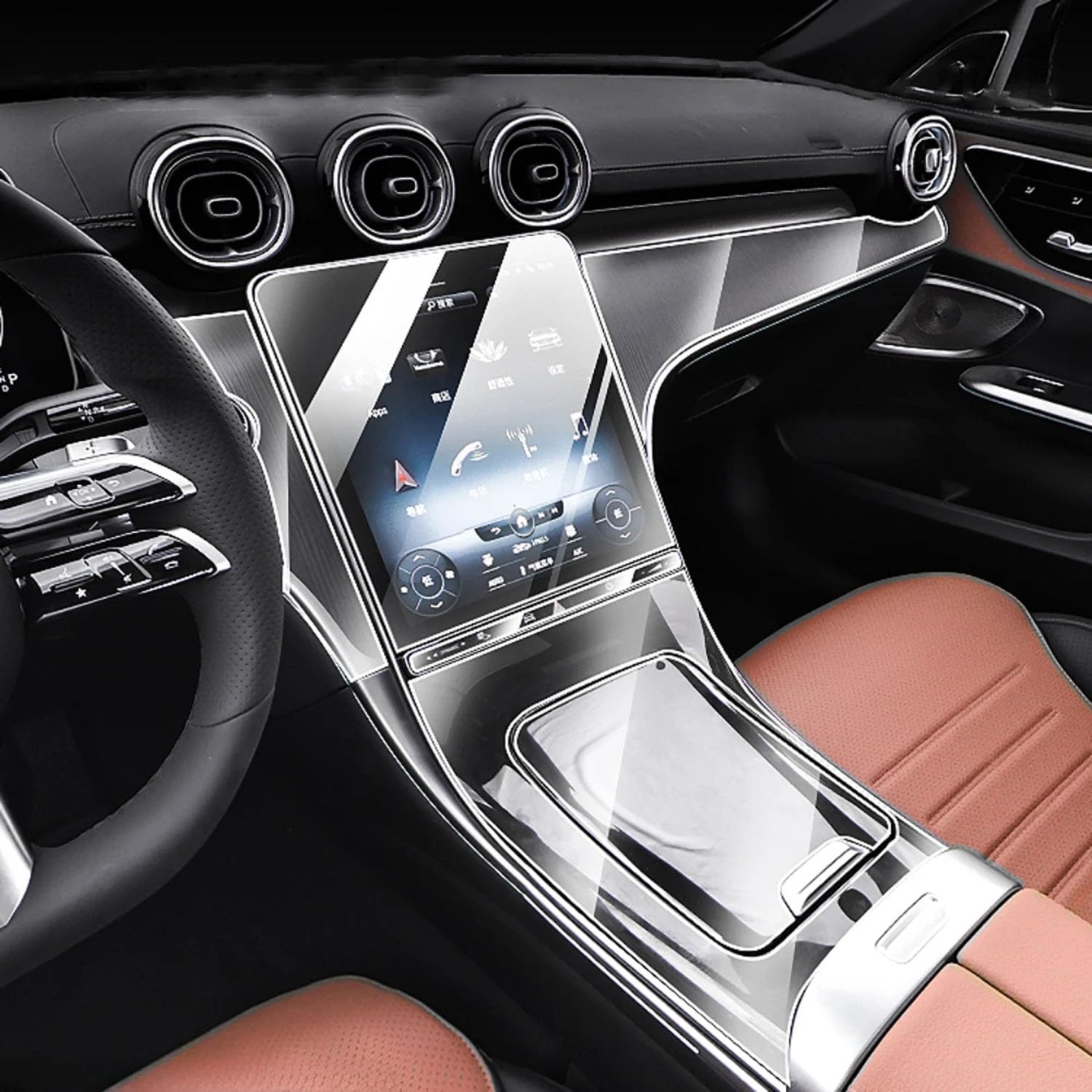Film protection Mercedes GLC 2023 pour trajets sereins en famille