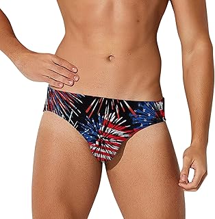 iTNHFP Men'S Pouch Boxer Briefs Nylon Spandex Independent Day Fashion 360 Stretch Moisture-Wicking& Cool Dri Moisture-Wicking Underwear Long Leg Performance With Mesh Lining Pack Trunks & Long Black