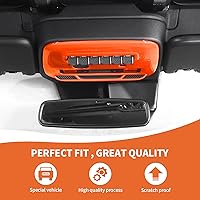 Vista 5 de Cubierta para panel de luz de lectura frontal Bronco compatible con accesorios interiores Ford Bronco 2021-2025, 2 puertas, 4 puertas, color naranja