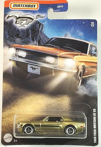 Matchbox Ford Mustangs GT CS 1012 Oro 1968