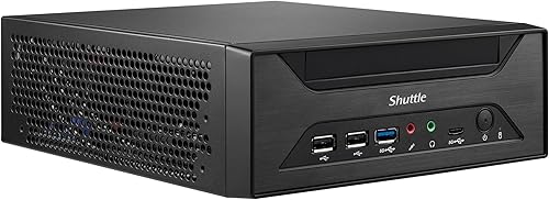 Shuttle Intel XPC Slim XH610 Barebone System - Mini PC - Socket LGA-1700-1 x soporte de procesador, negro