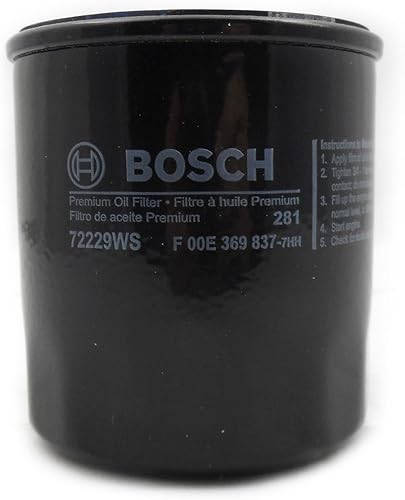 Miniatura 2 de BOSCH 72229WS Filtro de aceite de motor de taller - Compatible con Lexus ES, NX, RX, UX seleccionados Toyota C-HR, Camry, Celica, Corolla,