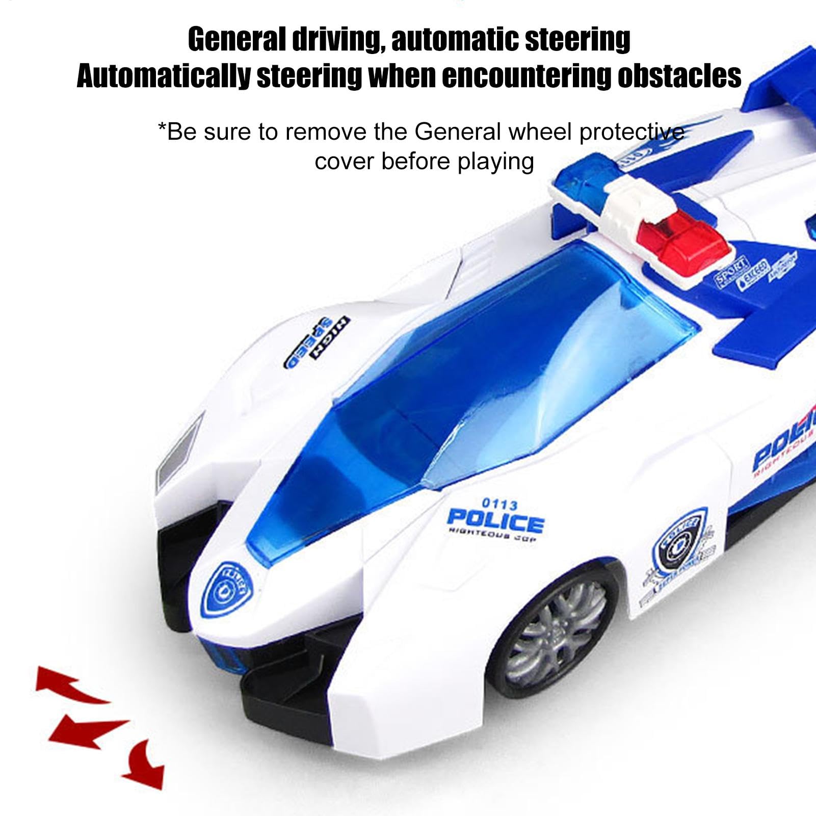 Générique Voiture de Transformation,Voiture de Transformation, Jouet de véhicules d’Avion électrique, d'avion transformables, véhicules d'avion avec lumière et Musique pour de 3 à 5 Ans