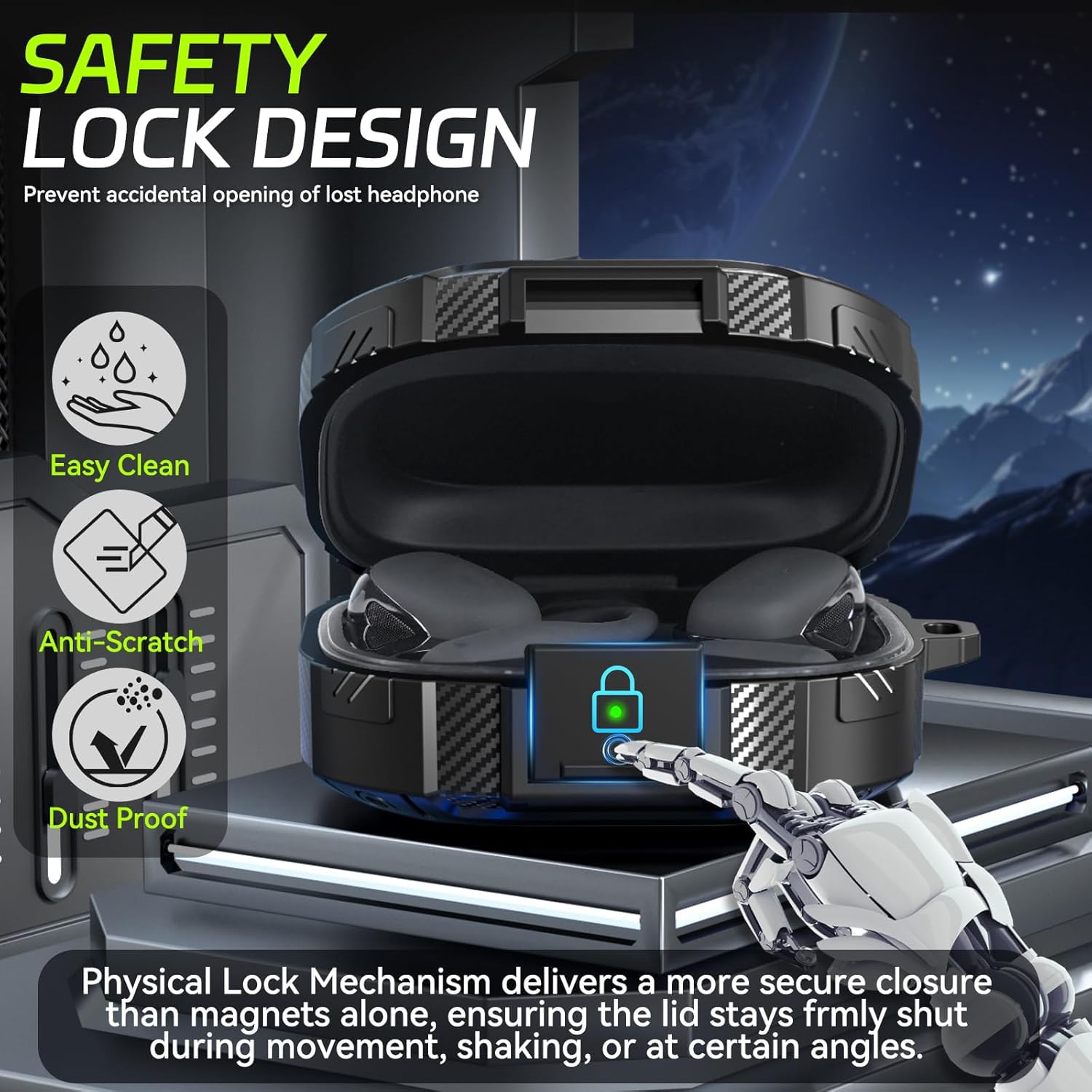 Amazon.com: JOREMX for SHOKZ OpenFit 2 Case 【with Secure Lock