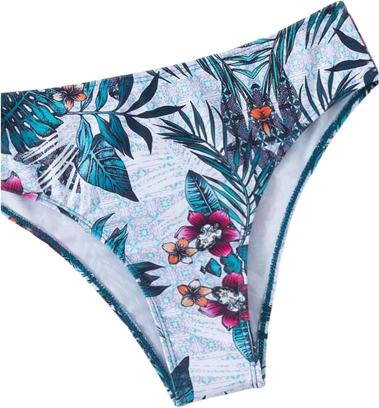 SweatyRocks Women's Floral Printed 2 Piece Bikini Set Twist Push Up Swimsuits Summer Beach Boho Bathing Suit - Image 5