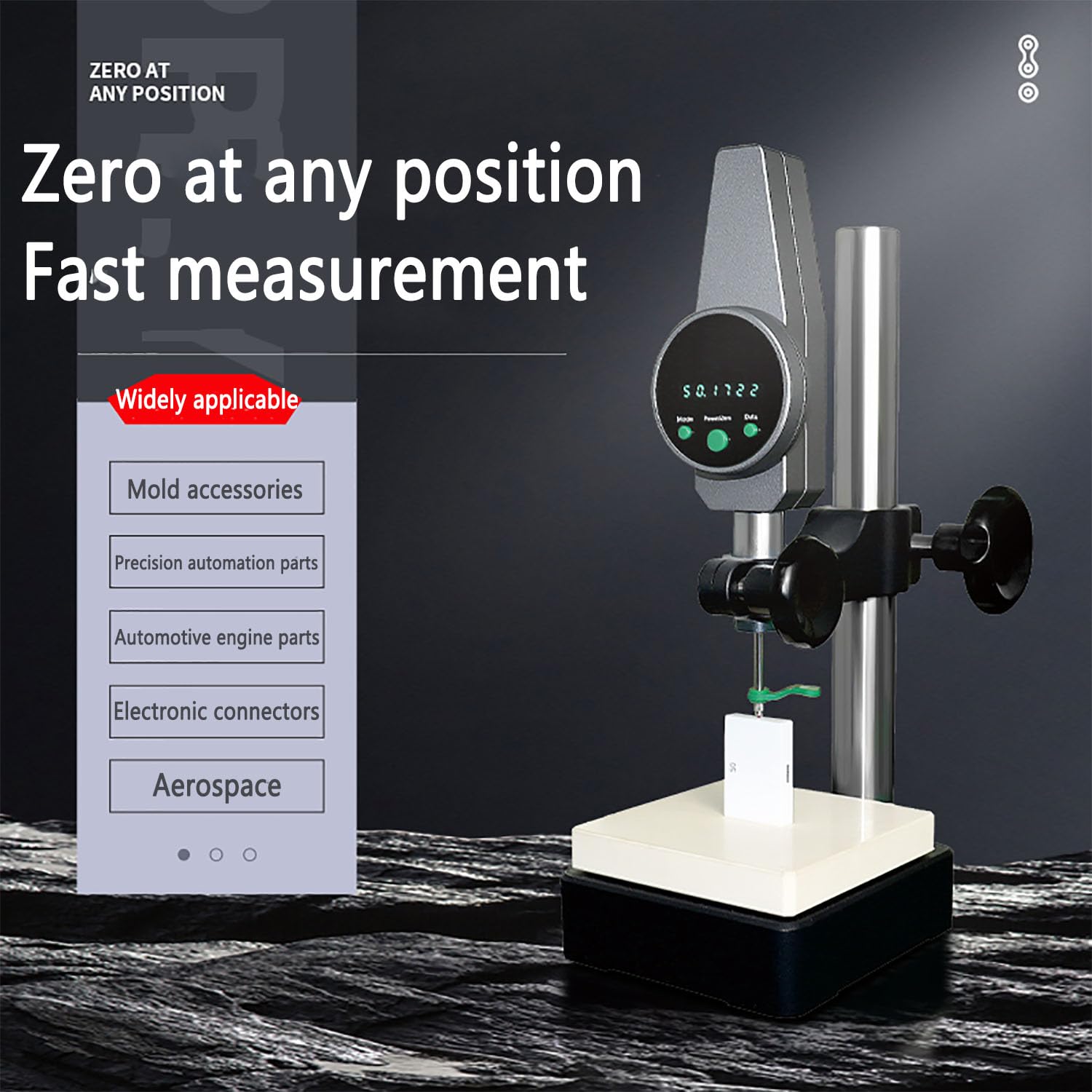 Cyfrowy wysokościomierz z elektronicznym wyświetlaczem do precyzyjnego pomiaru