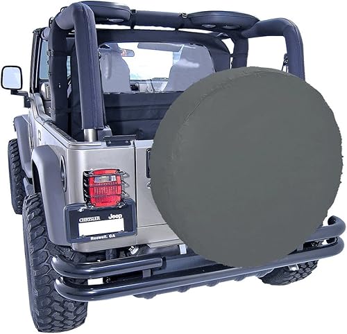 Miniatura 2 de Rugged Ridge Cubierta de neumático de repuesto  Vinilo  12804.35  Se adapta a neumáticos de 35-36 pulgadas
