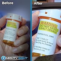 Vista 4 de Ontel Mighty Sight - Gafas de aumento LED, color negro, paquete de 2