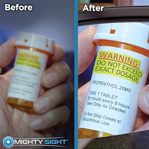 Vista 4 de Ontel Mighty Sight - Gafas de aumento LED, color negro, paquete de 2