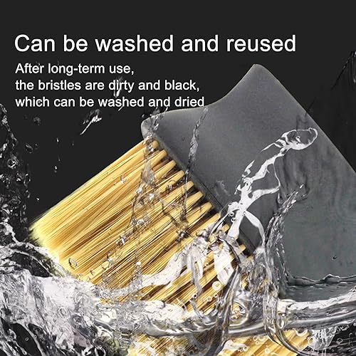 Miniatura 7 de Ajxn Cepillo de polvo para interior de automóvil, cepillo de limpieza de automóvil, cerdas suaves, herramienta de polvo para salpicadero automotriz,