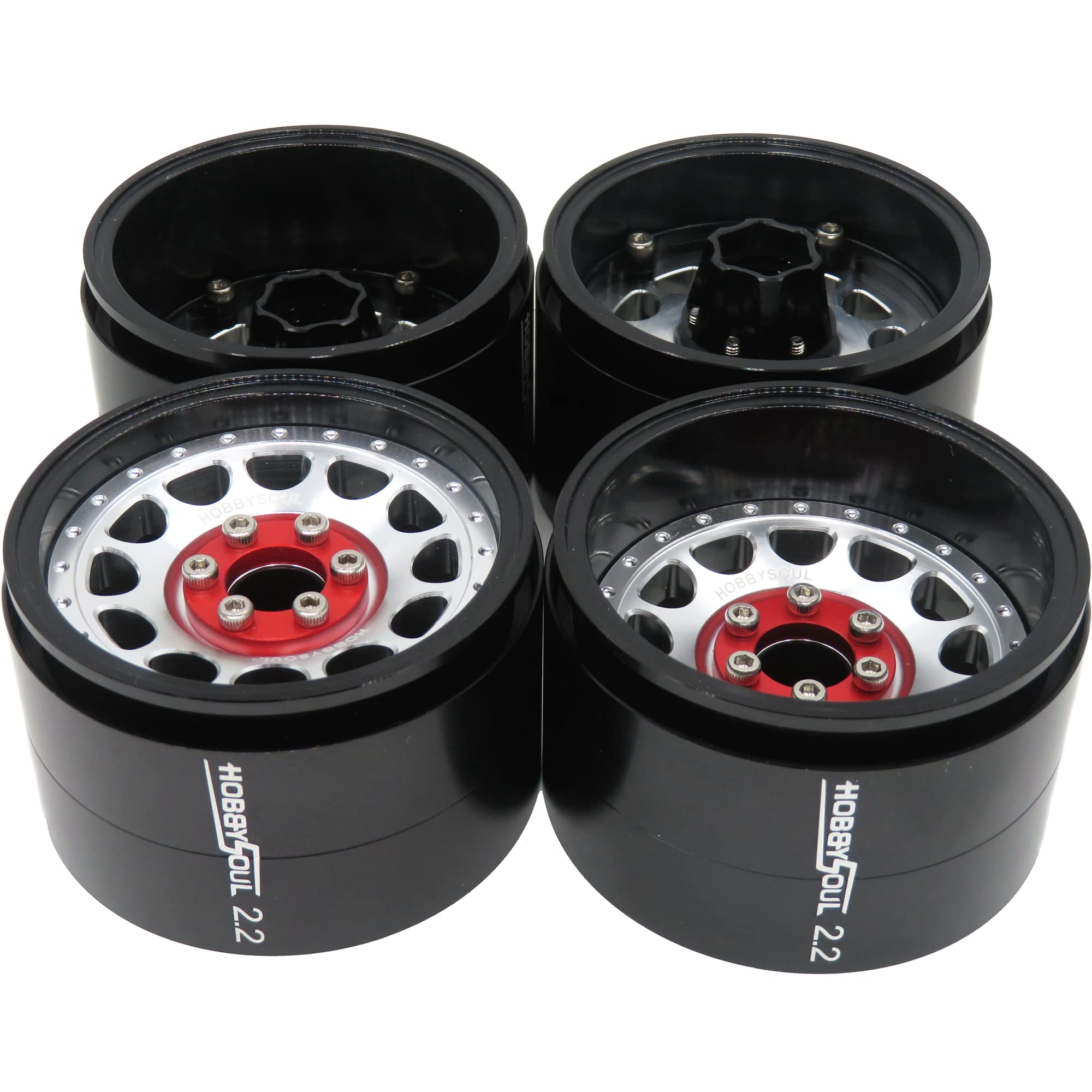 HOBBYSOUL 2.2インチ ラジコンホイール 4個 可変オフ　trx4 Amazon | HOBBYSOUL RC 2.2 タイヤ 高さ127mm / 5.0インチ