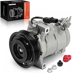 A-Premium Compressor de ar condicionado AC com embreagem compatível com Dodge Avenger 2008 2.7L 3.5L e Chrysler Sebring 2007-2008 2.7L 3.5L