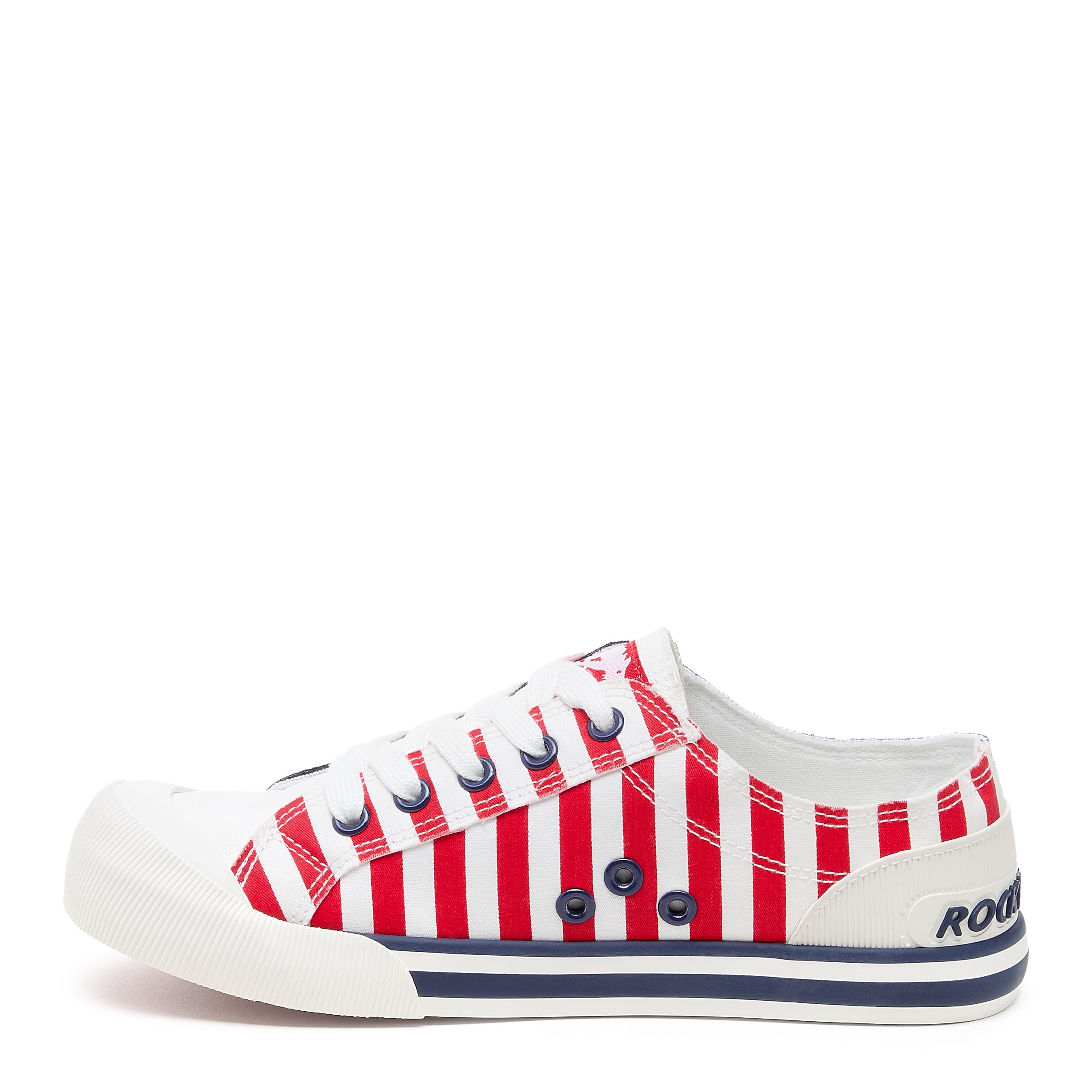 Rocket Dog Jazzin Plush Foam Comfort Sneaker, Red/Navy, 5.5 UK