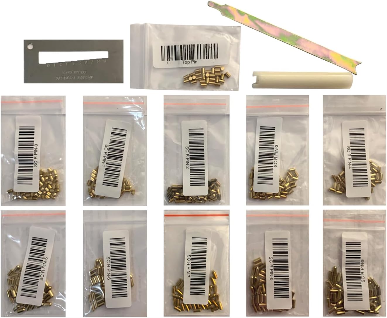 SC1 / SC4 Schlage Compatible Keyway Re-Key Kit Bottom Pins #0 to #9 with 50 of Each pin and More SC Rekeying Set