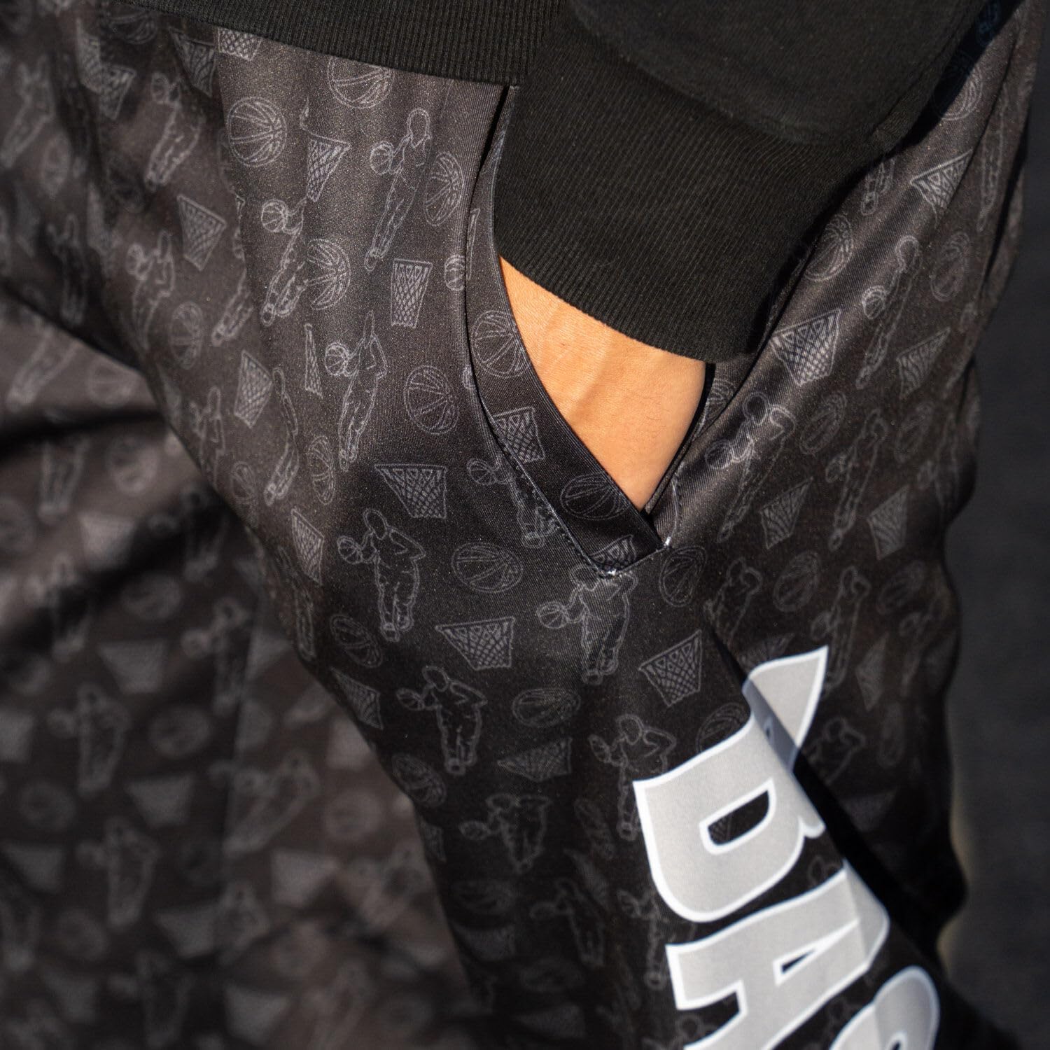 ChalkTalkSPORTS Basketball Athletic Joggers - Youth & Adult - Moisture-Wicking Warm-up Sweatpants - Court Legend - Image 5